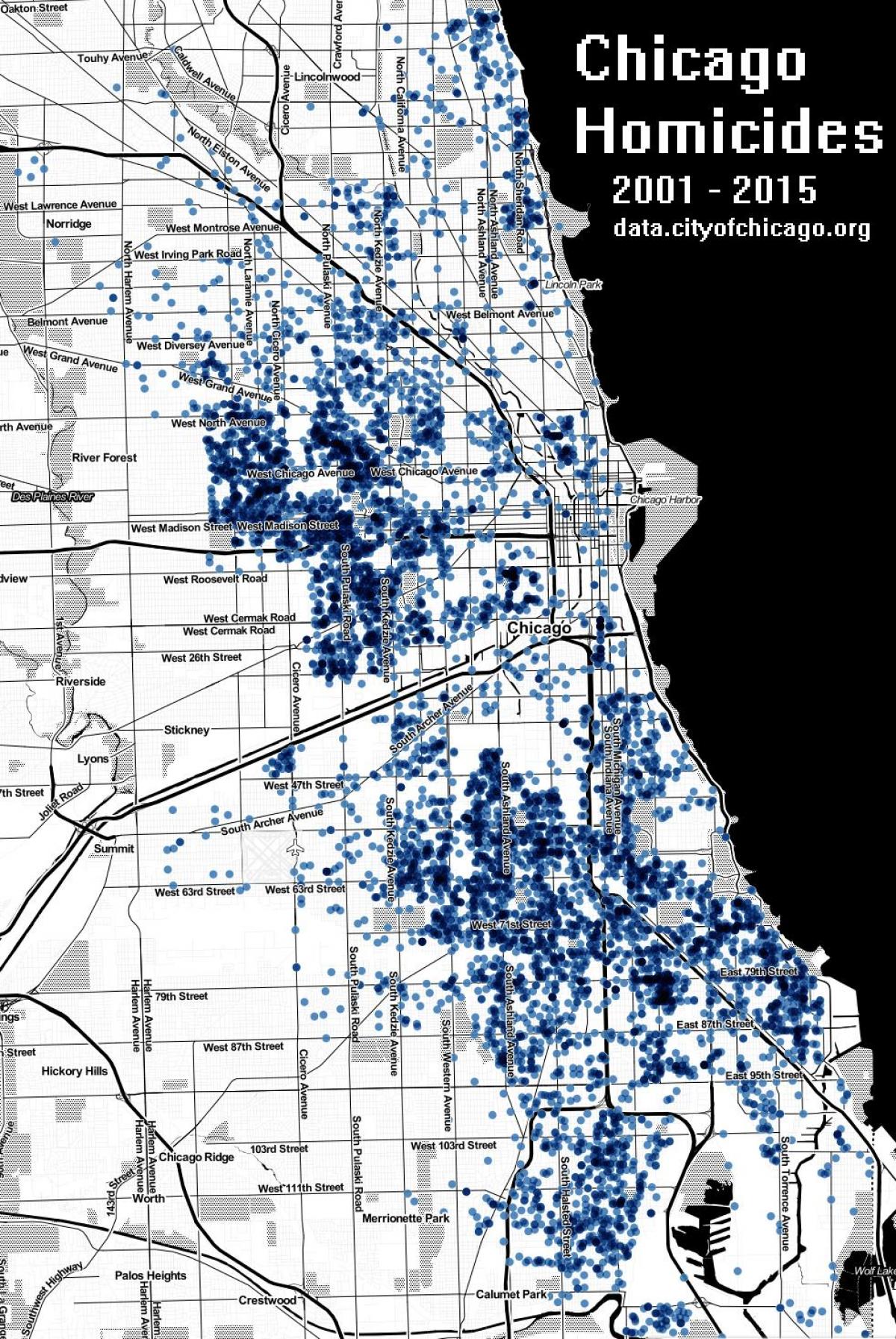 Chicago omicidio mappa