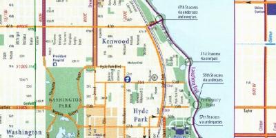 Chicago pista ciclabile mappa