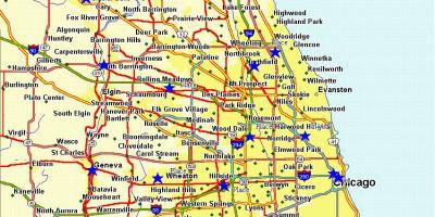 La mappa dei quartieri di Chicago