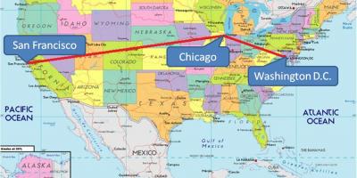 Chicago USA mappa