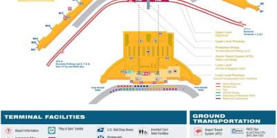 Mappa di O'Hare terminal 5