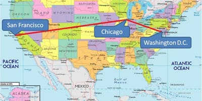 Chicago USA mappa