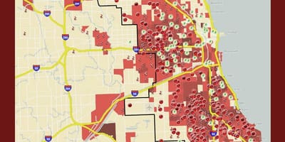 La criminalità mappa di Chicago
